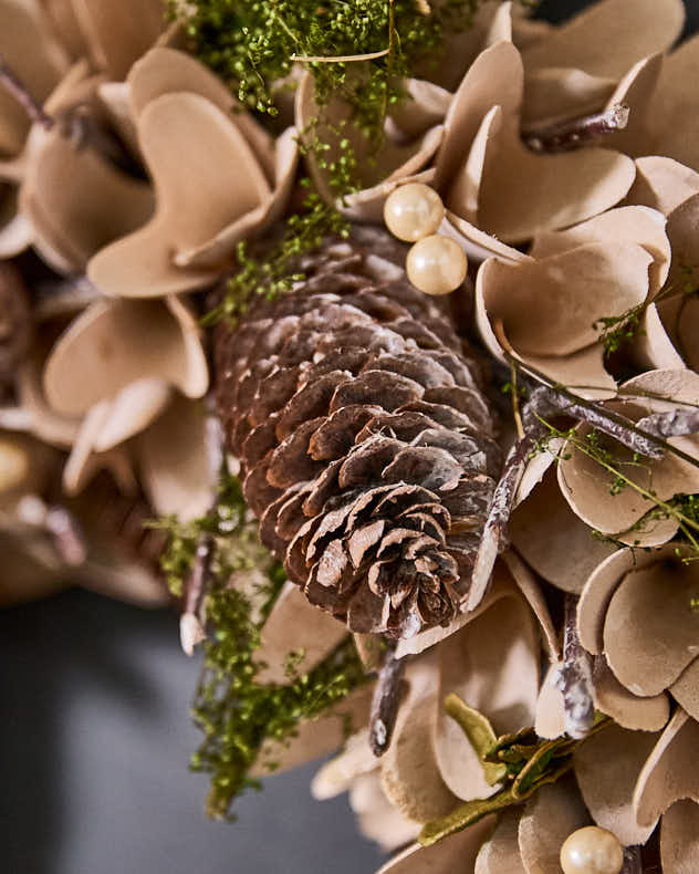 Islington Natural Indoor Wreath 40cm