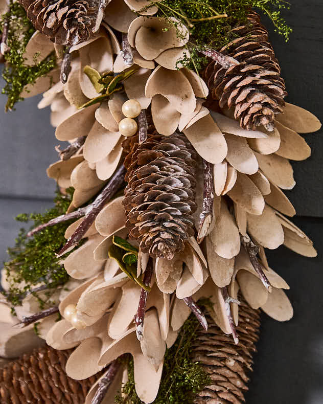 Islington Natural Wreath 40cm