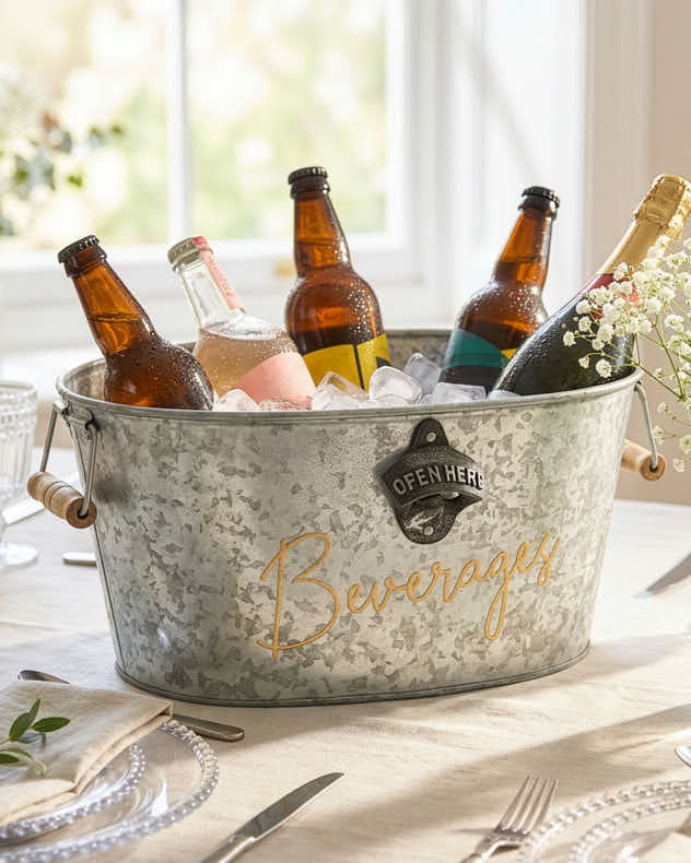 Gold & Zinc Beverages Bucket