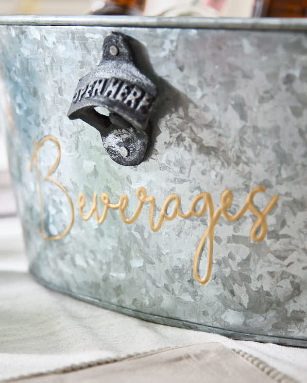 Gold & Zinc Beverages Bucket