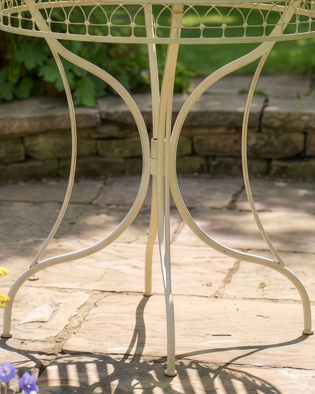Hampton Cream Garden Bistro Table