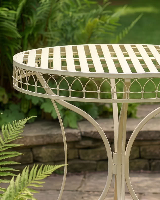 Hampton Cream Garden Bistro Table