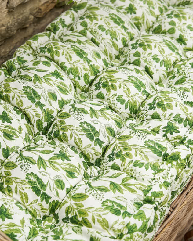 Meadowbrook Leaf Garden Bench Cushion