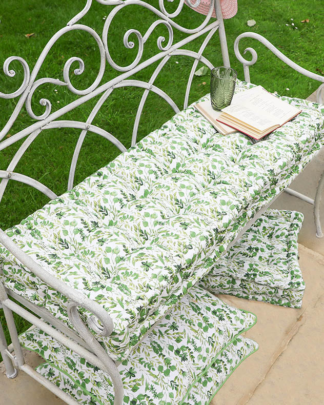 Meadowbrook Leaf Garden Bench Cushion