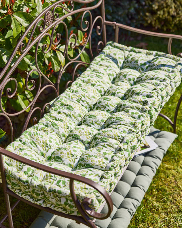 Seat Pads Set of 2 Box Cushions - Meadowbrook Garden Seating Collection