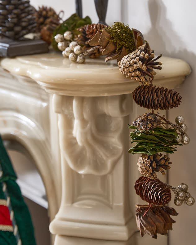 Woodland Walk Natural Christmas Garland - 120cm