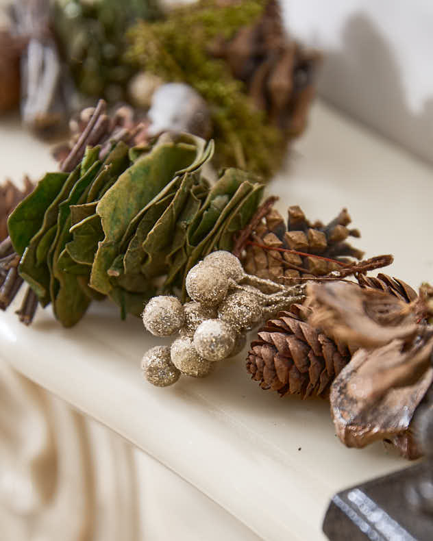 Woodland Walk Natural Christmas Garland - 120cm