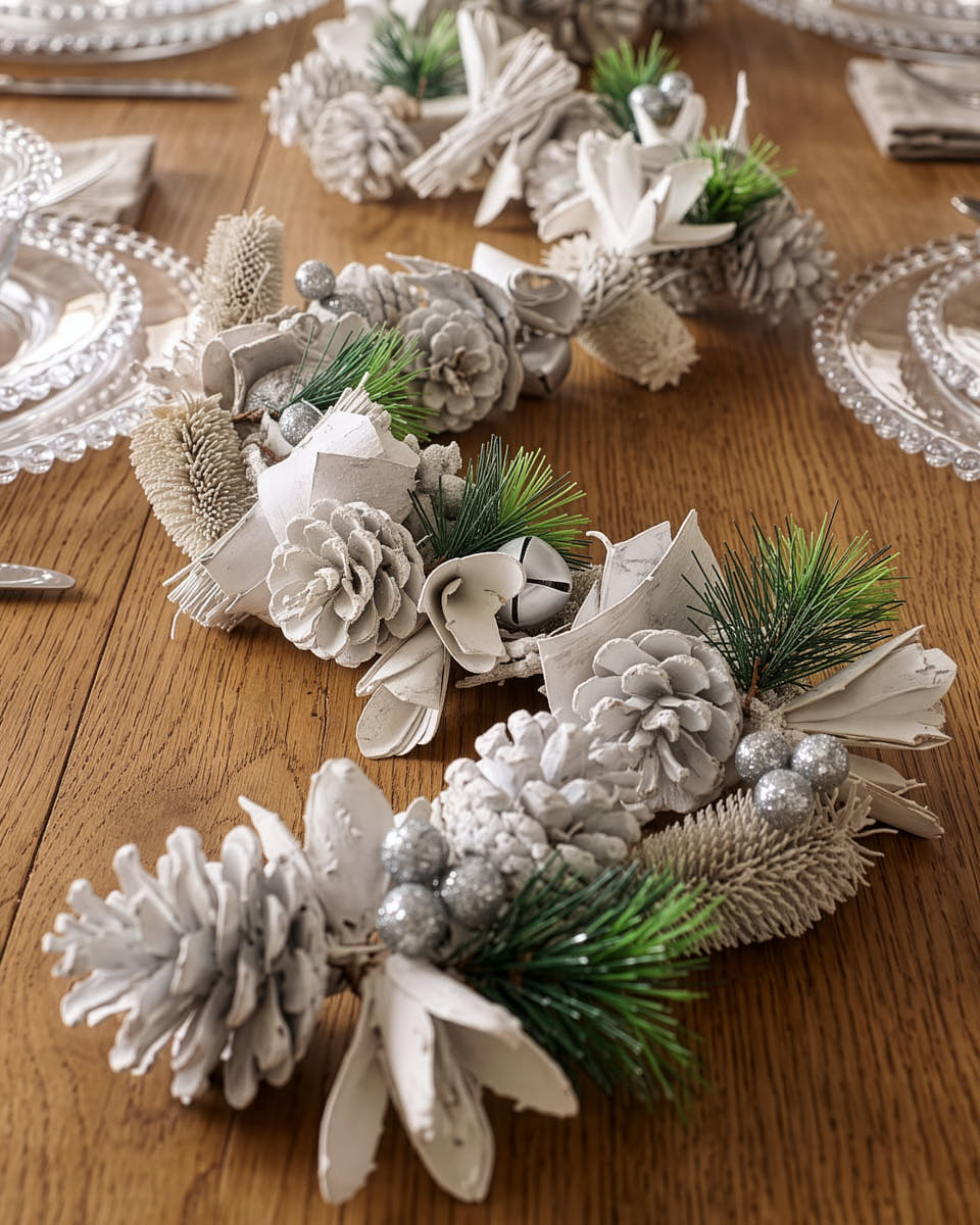 Silver Bells Garland - 120cm