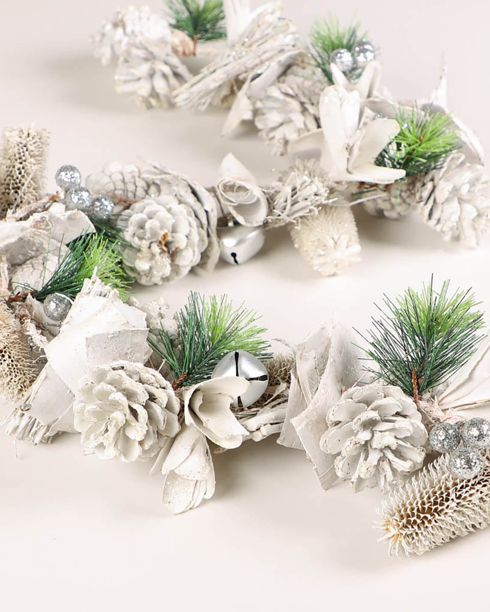 Silver Bells Garland - 120cm