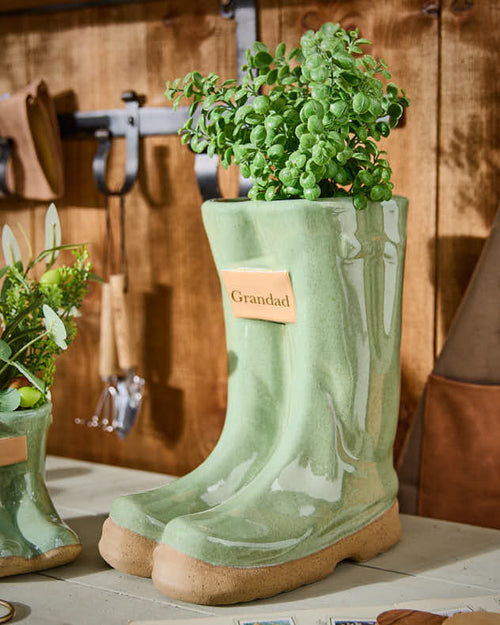 Personalised Welly Boot Planters