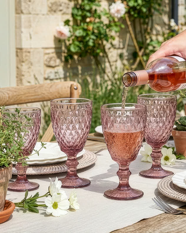 Rococo Wine Goblet