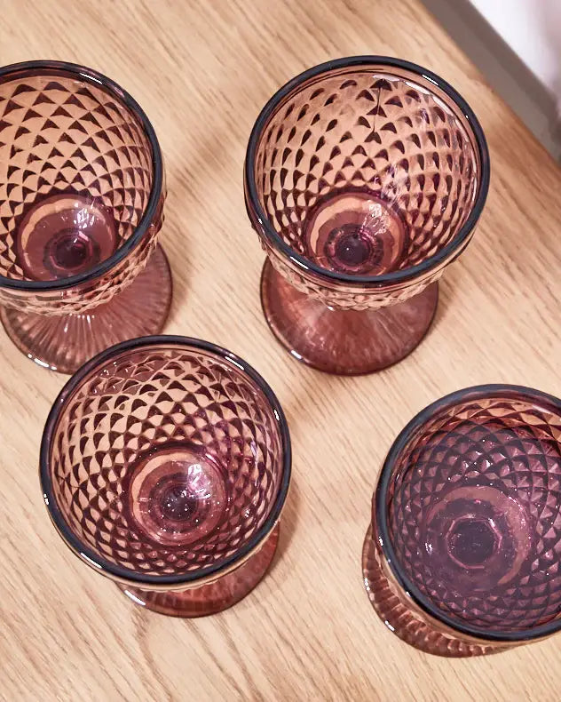 Pink Wine Goblet