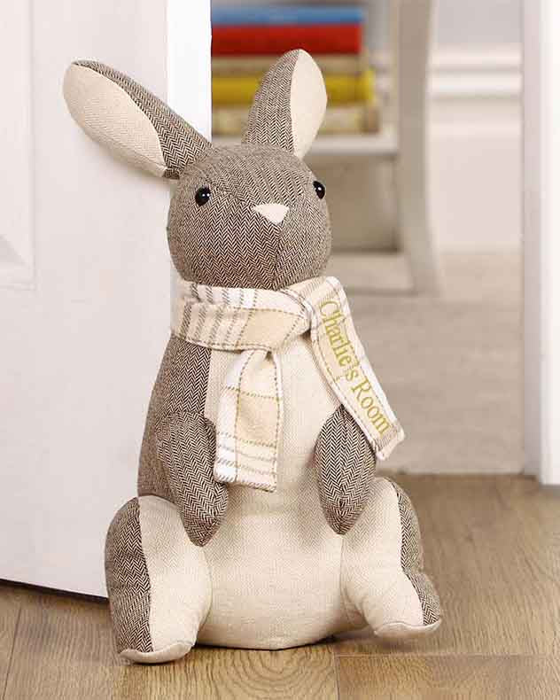 Personalised Rexton Rabbit Door Stop