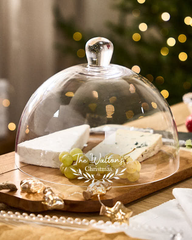 Personalised Glass Dome Cloche