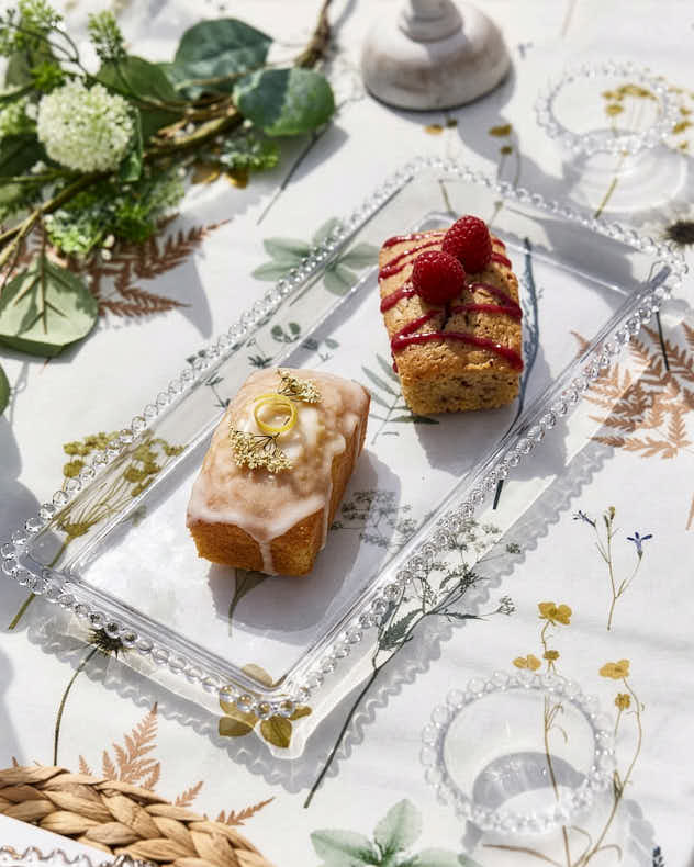 Large Bella Perle Glass Serving Platter