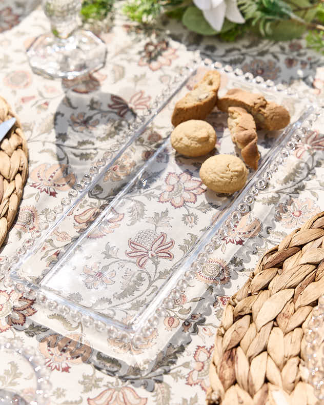 Bella Perle Glass Serving Platter