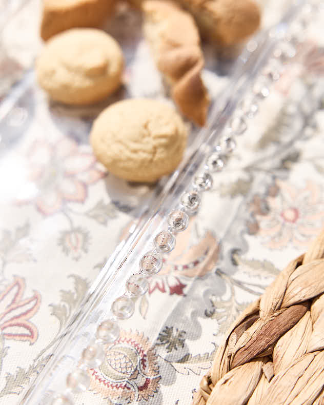 Bella Perle Glass Serving Platter