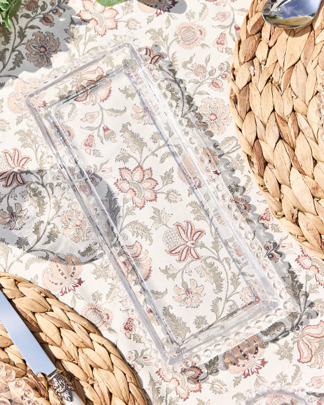 Platters - Bella Perle Glass Serving Platter