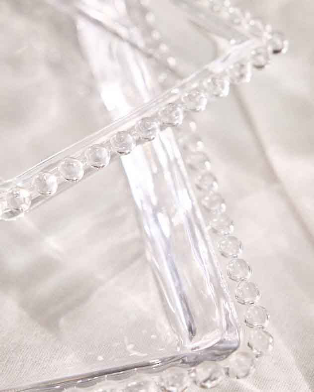 Bella Perle Glass Serving Platter