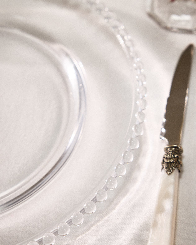 Bella Perle Glass Charger Plate