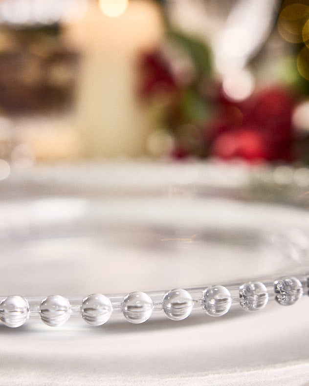 Bella Perle Glass Charger Plate
