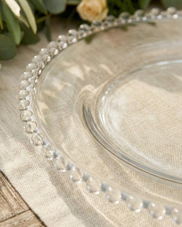Plates - Bella Perle Glass Charger Plate