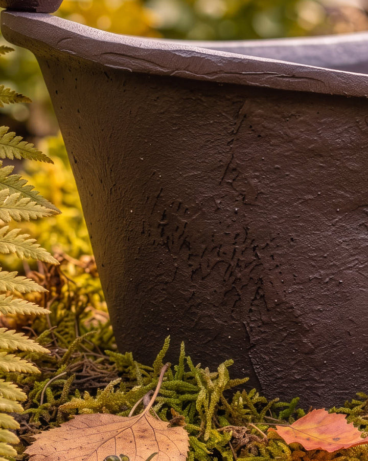 Cast Iron Roll Top Bird Bath Gift