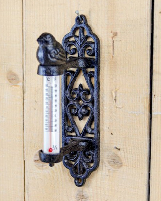Vintage Style Garden Wall Thermometer