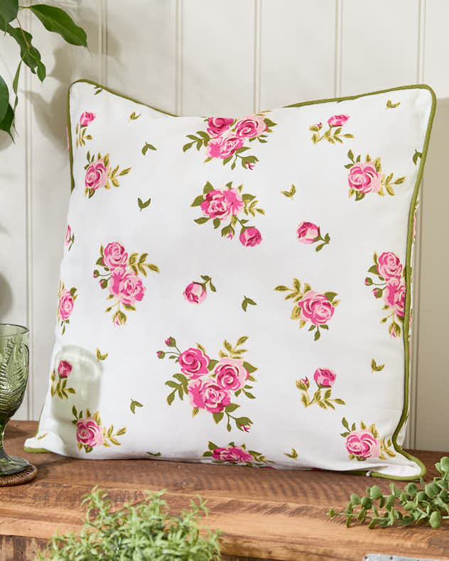 Helmsley Blush Floral Print Scatter Cushion
