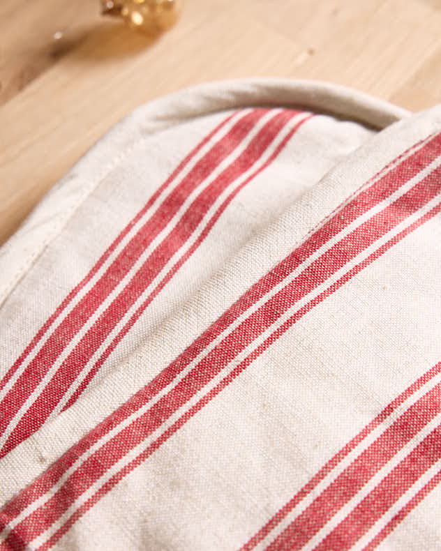 Vintage Bakers Stripe Oven Gloves
