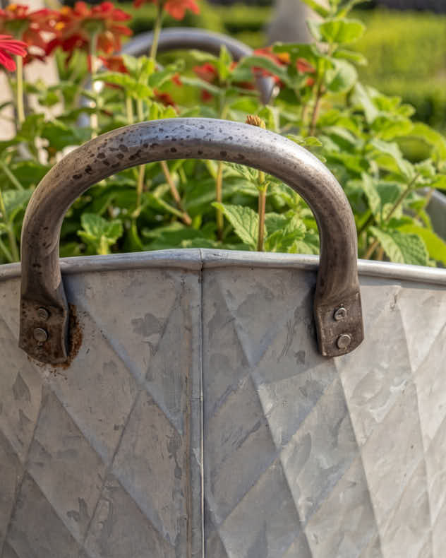Vintage Washtub Garden Planter