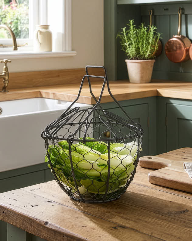 Kitchen Accessories - Rustic Wire Kitchen Salad Shaker