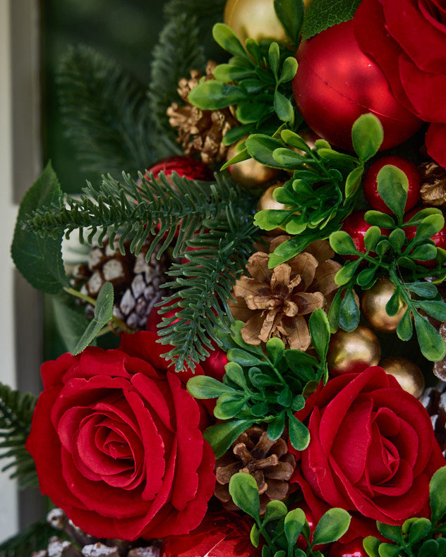 Headley Rose Wreath 52cm