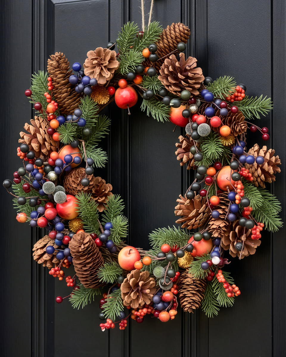 Winter Fruit Berry Wreath