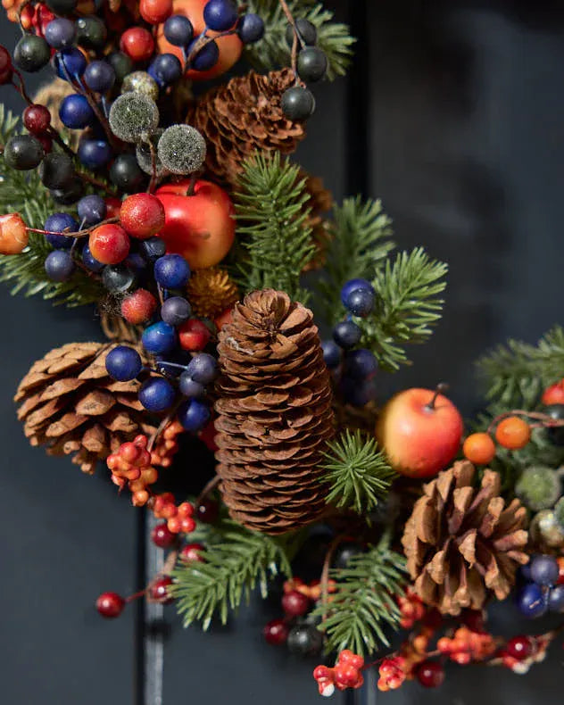 Fruit Berry Wreath closeup