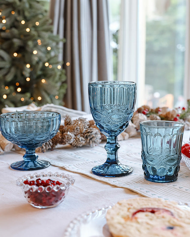 Sapphire Blue Glassware