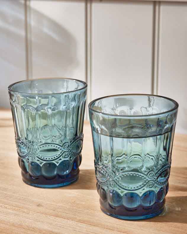 Tumblers Set of 6 - Aurielle Blue Tumbler