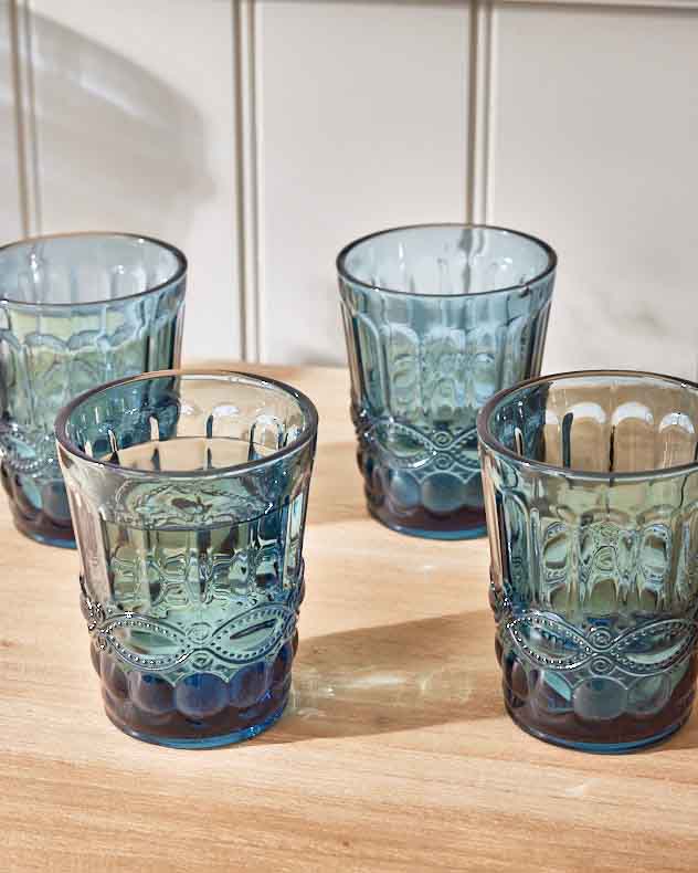 Tumblers Set of 4 - Aurielle Blue Tumbler