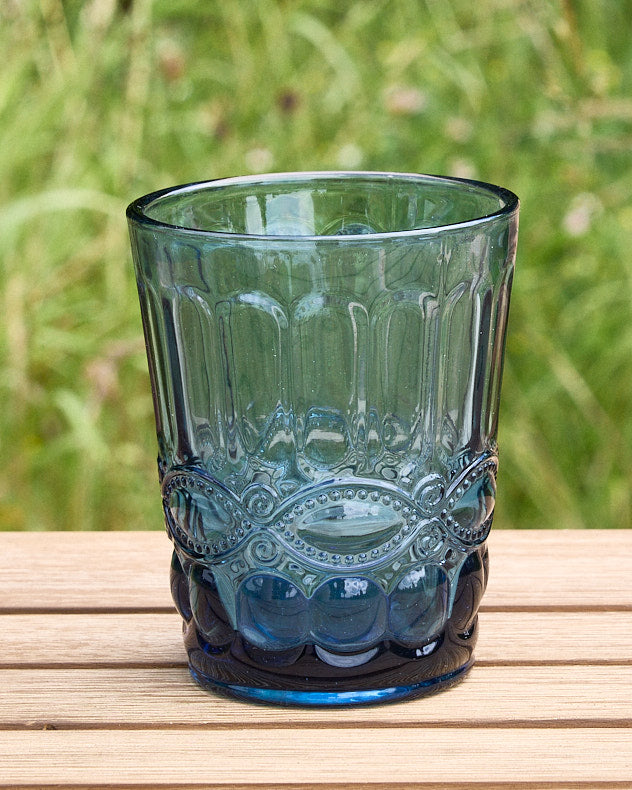 Palazzo Set of 4 Embossed Glass Tumblers