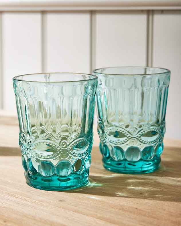 Verre turquoise Aurielle