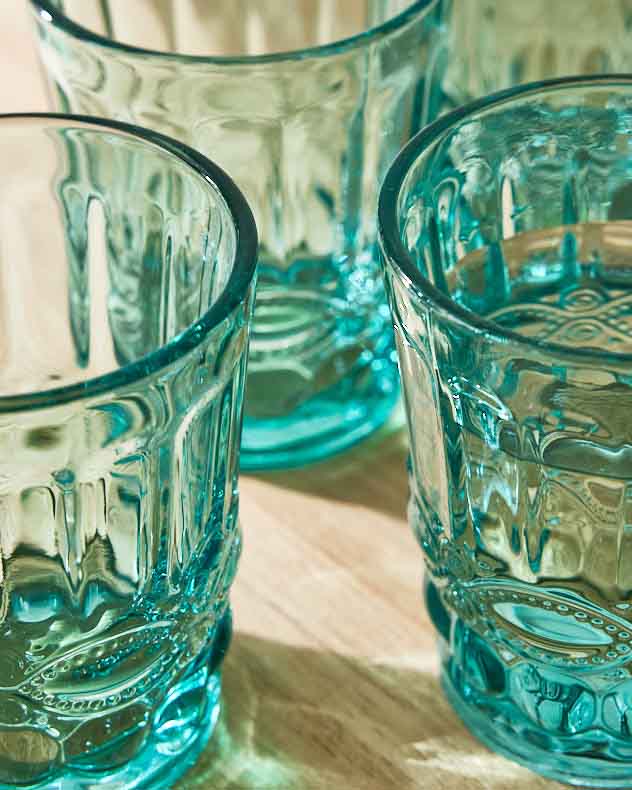 Verre turquoise Aurielle