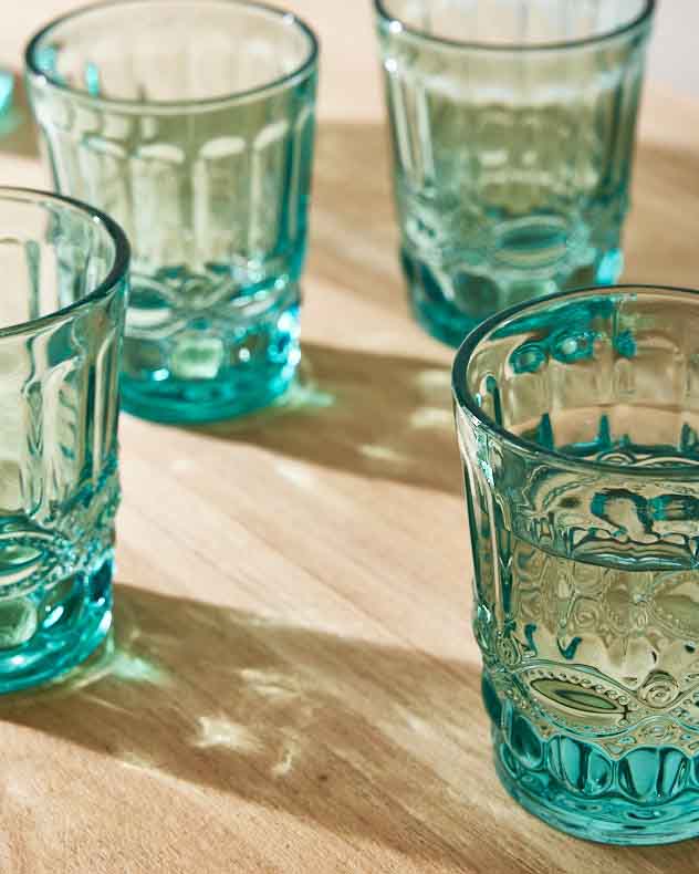 Verre turquoise Aurielle