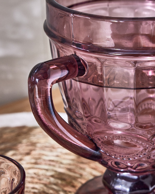 Amethyst Glass Serving Pitcher