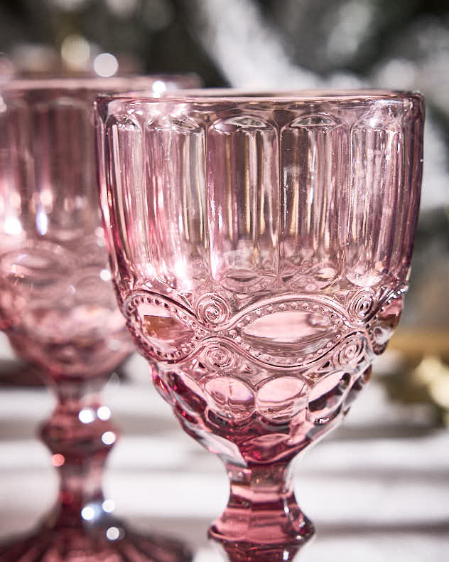 Aurielle Pink Wine Goblet