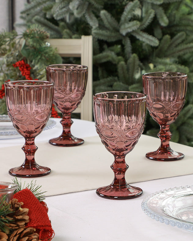 Aurielle Pink Wine Goblet