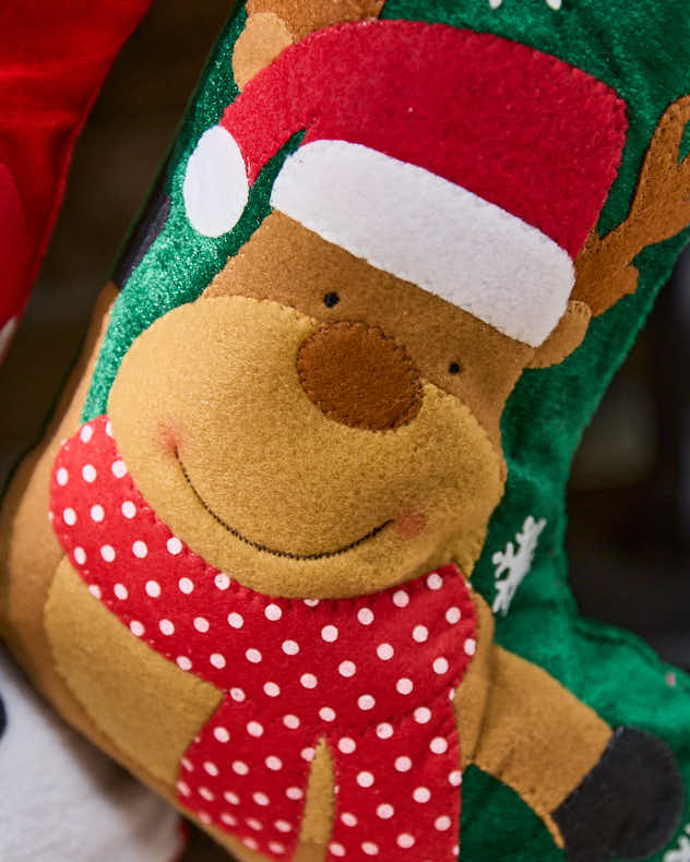 Stockings - Personalised Penguin & Reindeer Stockings