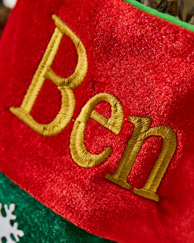 Stockings - Personalised Penguin &amp; Reindeer Stockings