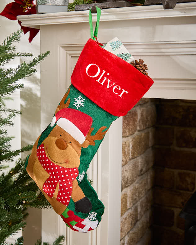 Personalised Penguin & Reindeer Stockings