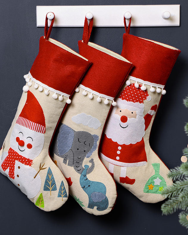 Elephant & Friends Stocking