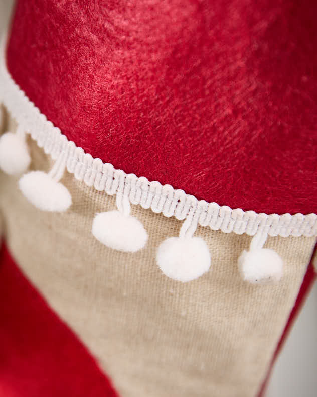 Snowman Pom Pom Stocking